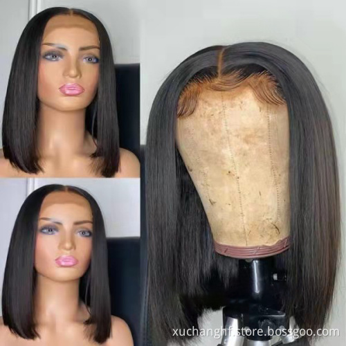 Wholesale Glueless Peruvian Bob Wigs Lace Front Pixie Cut Short Hd Full Lace Bob Wig Curly Lace Frontal Virgin Human Hair Wigs